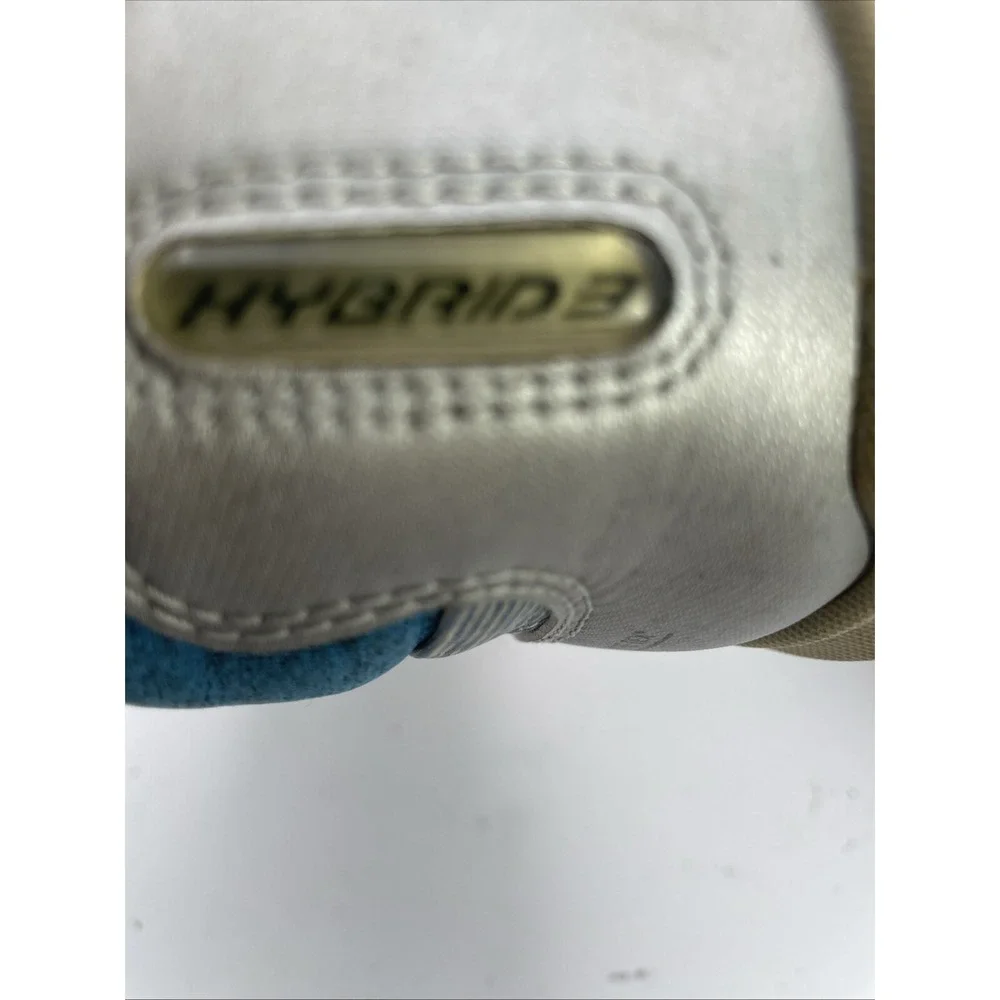 ECCO Mens Biom Hybrid 3 GoreTex Yak Leather White Gray Golf Shoes Size 13‎